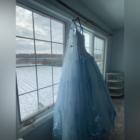 Quinceanera Dress / Prom/ Homecoming/ Formal/ Ballgown Corset Light up Dress - Picture 5 of 8